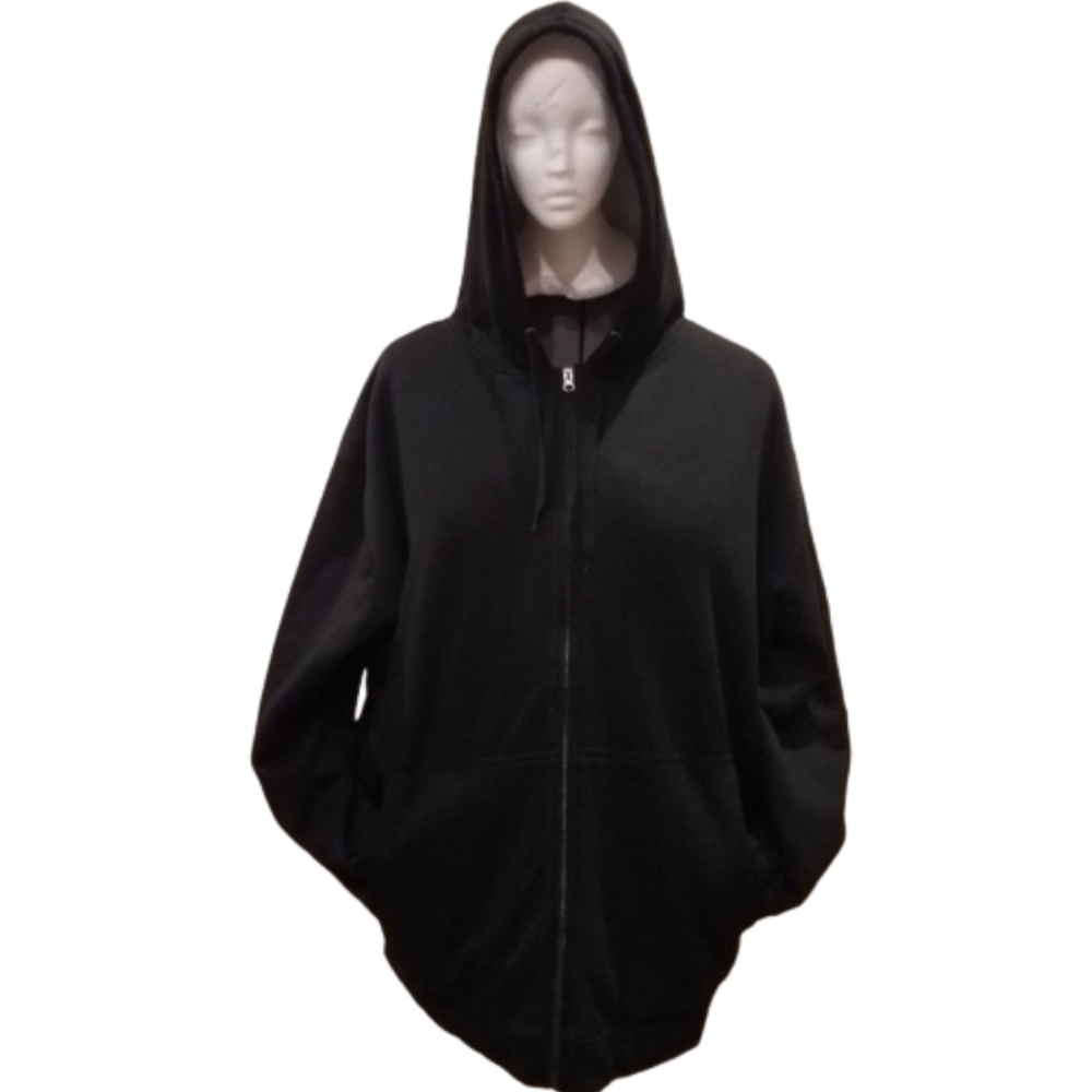 Champion Big & Tall Black Zip-Up Hoodie Sz 4XL